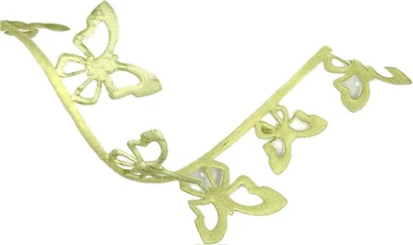 Stuha girlandová Spring Wings – Mint Edition pastelově zelená 40mm x 1m (20,-Kč/m)