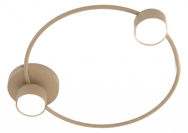 Stropní svítidlo LUCIO 2 – moka, 2× GX53, šířka 48 cm