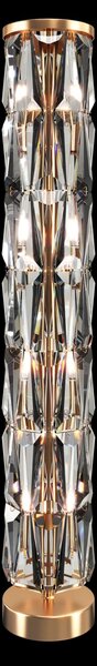 Maytoni Luxusní stojací lampa PUNTES, 60W, v. 126,5 cm, 8xE14 Barva: Zlatá