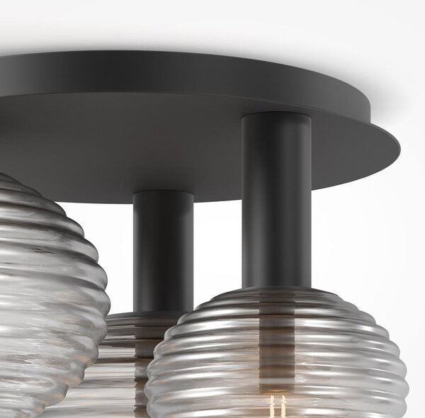 Maytoni Designové stropní svítidlo REELS, 40W, v. 38,5 cm, 3xE14 Barva: Černá