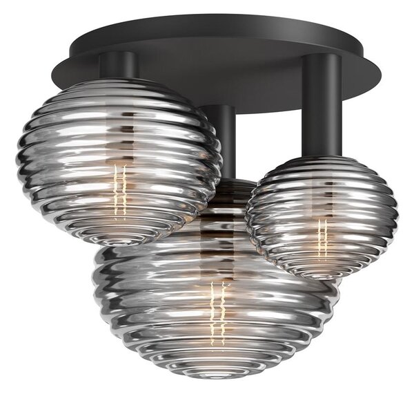 Maytoni Designové stropní svítidlo REELS, 40W, v. 38,5 cm, 3xE14 Barva: Černá