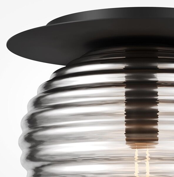 Maytoni Designové stropní svítidlo REELS, 60W, v. 28 cm, 1xE27 Barva: Černá