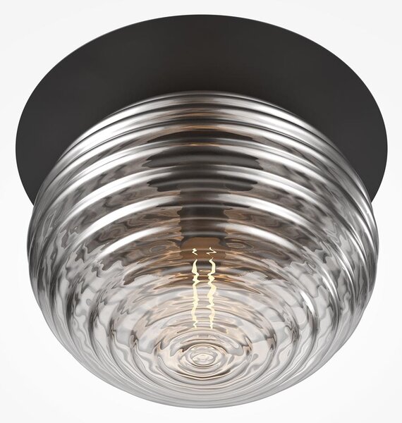 Maytoni Designové stropní svítidlo REELS, 60W, v. 28 cm, 1xE27 Barva: Černá