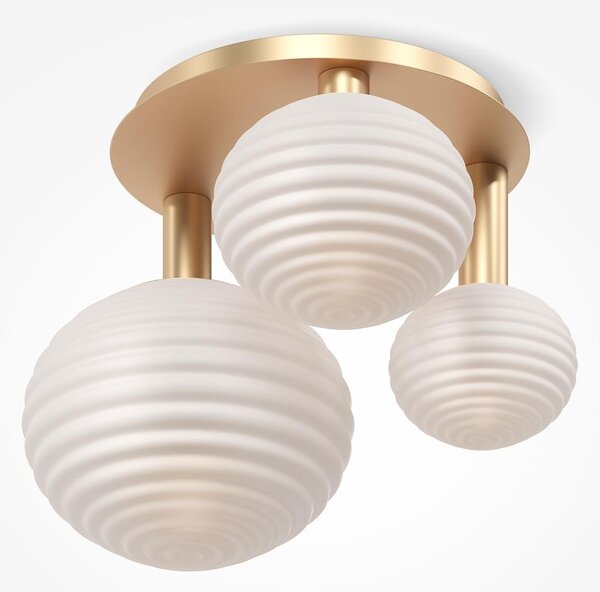 Maytoni Designové stropní svítidlo REELS, 40W, v. 38,5 cm, 3xE14 Barva: Černá