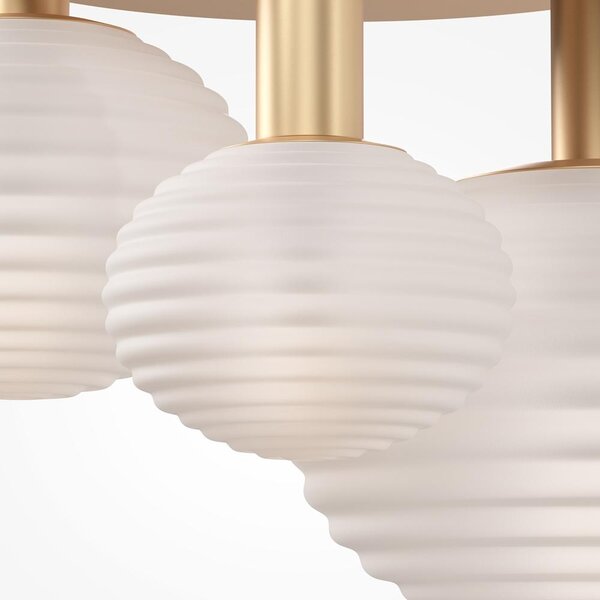 Maytoni Designové stropní svítidlo REELS, 40W, v. 38,5 cm, 3xE14 Barva: Černá