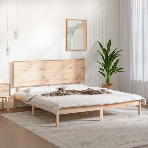 Rám postele masivní dřevo 150 x 200 cm King Size 3104808