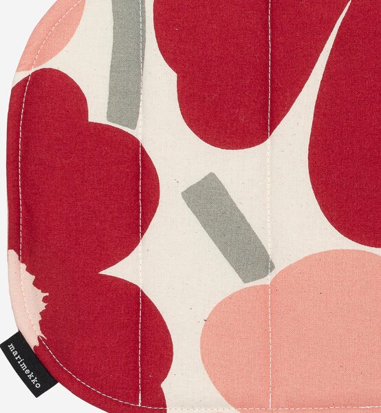 Marimekko Textilní podložka pod hrnec chňapka Pieni Unikko vínová korálová