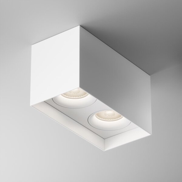 Maytoni Stropní svítidlo SLIM, 50W, v. 11,5 cm, 2xGU10 Barva: Černá