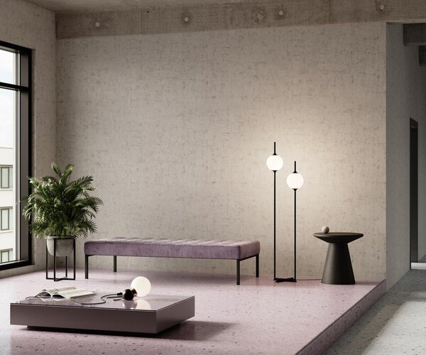 Maytoni Stojací LED lampa THE SIXTH SENSE, 12W, v. 150 cm, 3000K Barva: Mosaz
