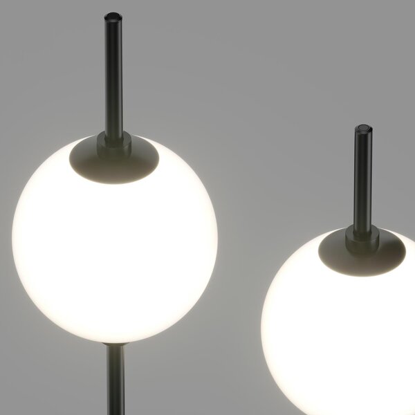 Maytoni Stojací LED lampa THE SIXTH SENSE, 12W, v. 150 cm, 3000K Barva: Mosaz