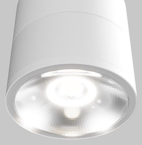 Maytoni Moderní stropní LED svítidlo SPIN, 12W, v. 10,8 cm, 3000K, IP54 Barva: Černá