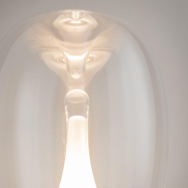 Maytoni Designová stolní LED lampa SPLASH, 9W, v. 27,2 cm, 3000K Barva: čirá