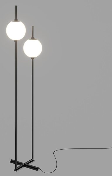 Maytoni Stojací LED lampa THE SIXTH SENSE, 12W, v. 150 cm, 3000K Barva: Mosaz