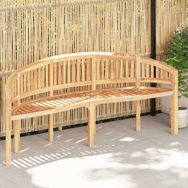 Lavice banana 200 cm masivní teakové dřevo 310495