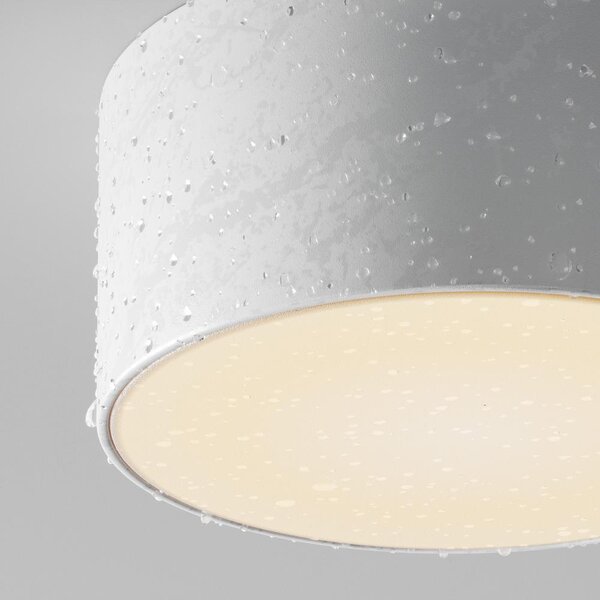 Maytoni Venkovní stropní LED svítidlo ZON, 15W, ⌀ 12 cm, 3000K, IP65 Barva: Černá