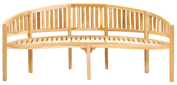 Lavice banana 200 cm masivní teakové dřevo 310495