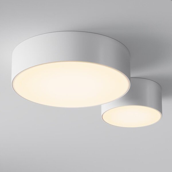 Maytoni Venkovní stropní LED svítidlo ZON, 24W, ⌀ 22 cm, 3000K, IP65 Barva: Černá