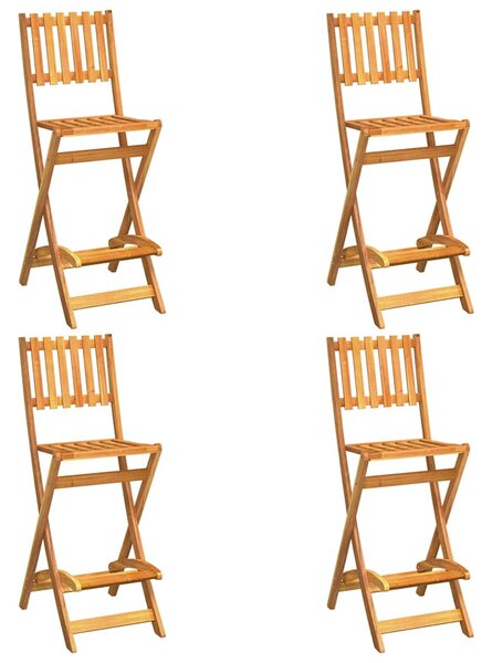5dílný zahradní barový set masivní akáciové dřevo 3104962