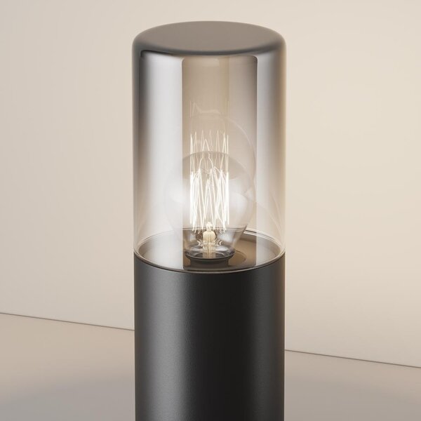 Maytoni Designové venkovní sloupkové svítidlo AMAS, 60W, v. 25 cm, 1xE27, IP54