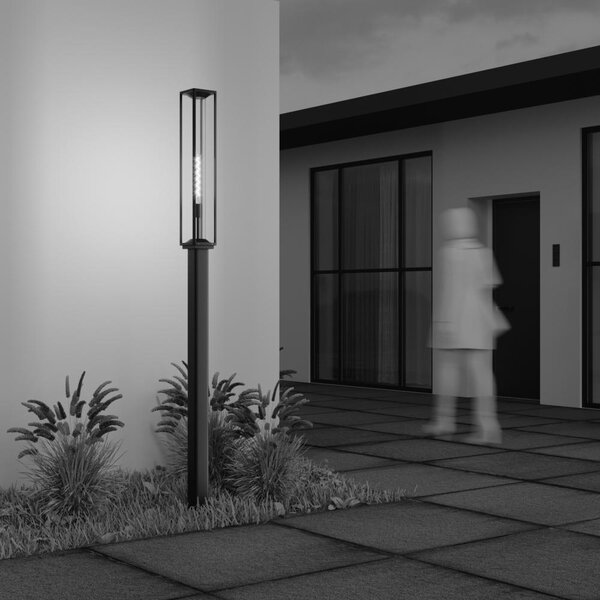 Maytoni Venkovní sloupkové svítidlo CELL, 15W, v. 220 cm, 1xE27, IP54