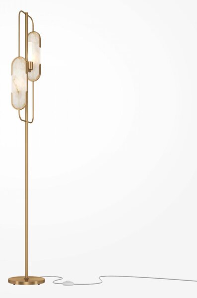 Maytoni Luxusní stojací lampa MARMO, 40W, v. 161,5 cm, 2xG9