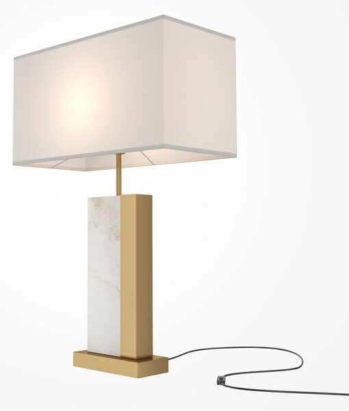 Maytoni Luxusní stolní lampa BIANCO, 60W, v. 67,5 cm, 1xE27