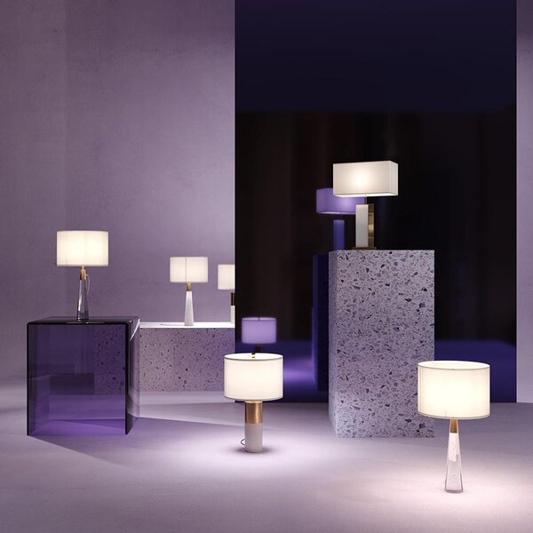 Maytoni Luxusní stolní lampa BIANCO, 60W, v. 65 cm, 1xE27
