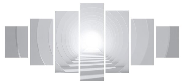 Obraz - 3D tunel (210x100 cm)