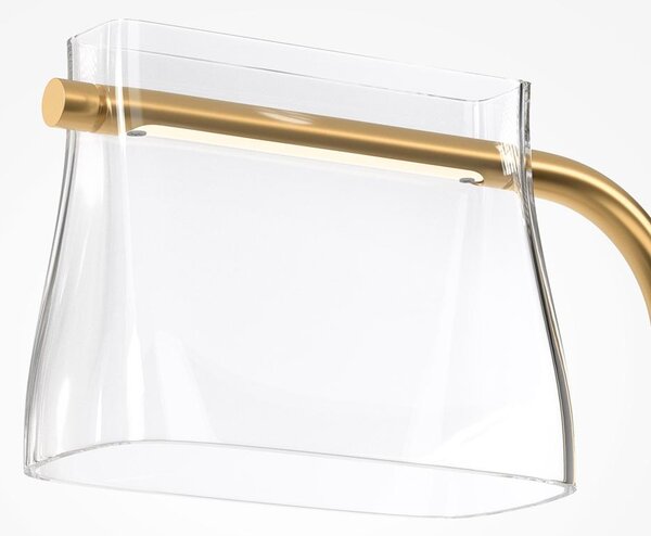 Maytoni Luxusní stojací LED lampa CABARET, 8W, v. 126,5 cm, 3000K