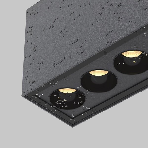 Maytoni Moderní stropní LED svítidlo ARES, 8W, d. 7,6 cm, 3000K, IP54