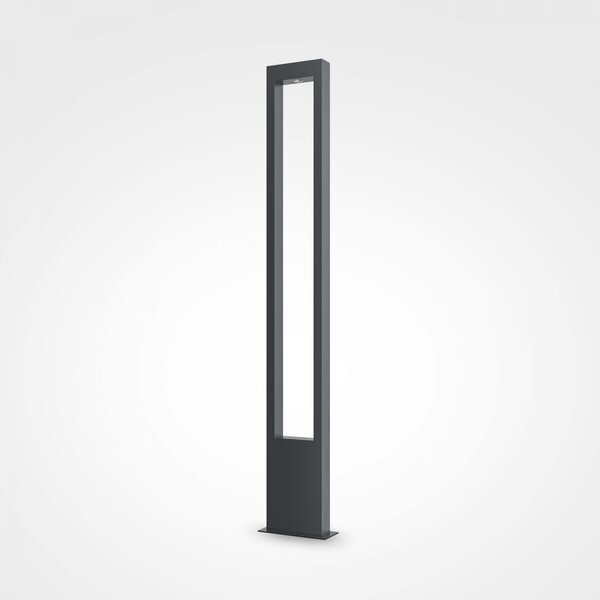 Maytoni Venkovní sloupkové LED svítidlo BONN, 20W, v. 150 cm, 3000K, IP65