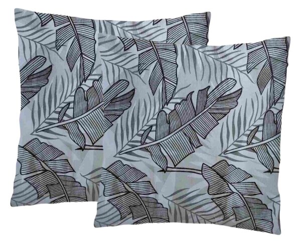 Povlak na polštář bavlněná 40x40cm Elegante šedé TiaHome 2ks