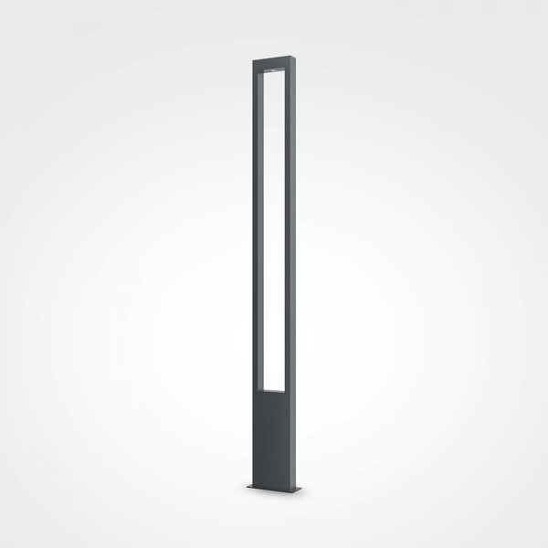 Maytoni Venkovní sloupkové LED svítidlo BONN, 25W, v. 200 cm, 3000K, IP65