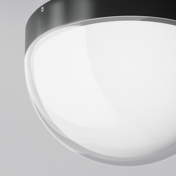 Maytoni Stropní LED svítidlo MON, 12W, ⌀ 18 cm, 3000K, IP65