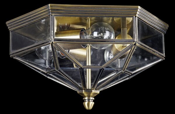 Maytoni Vintage stropní svítidlo ZEIL, 60W, d. 35,2 cm, 3xE27, IP43