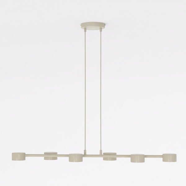 Závěsné svítidlo MEGARA 6 – moka, 6× GX53, šířka 95 cm