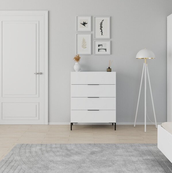 Komoda Seraphina 3 (bílá). Akce -25%