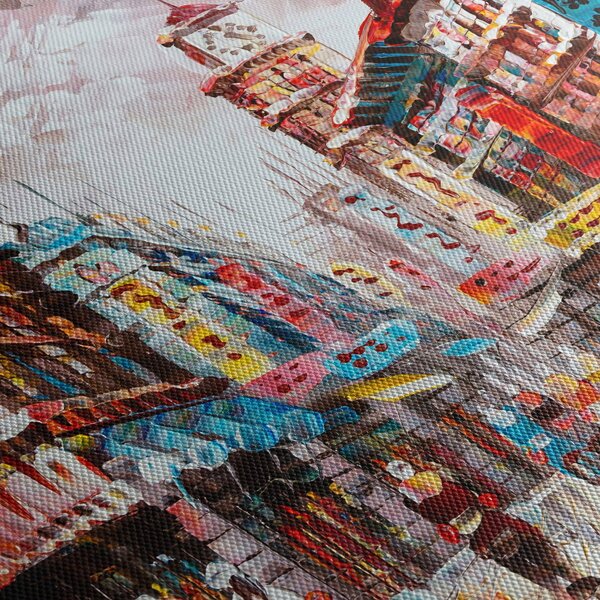 Obraz - Hong Kong, olejomalba (70x50 cm)