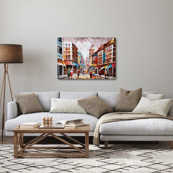 Obraz - Hong Kong, olejomalba (70x50 cm)