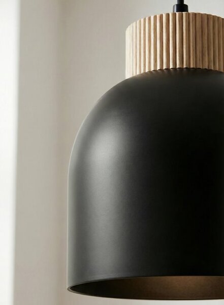 Závěsné svítidlo VIGO 3 – černé, 3× E27, šířka 84 cm