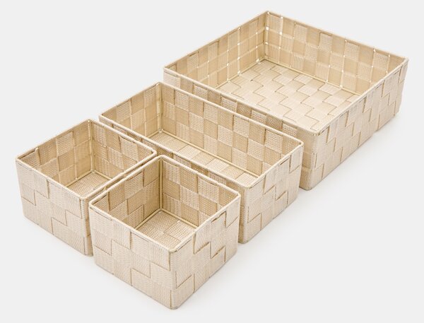 Sinsay - Pletené organizéry 4 pack - béžová