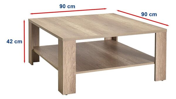 Konferenční stolek Salome 3 (ořech světlý)