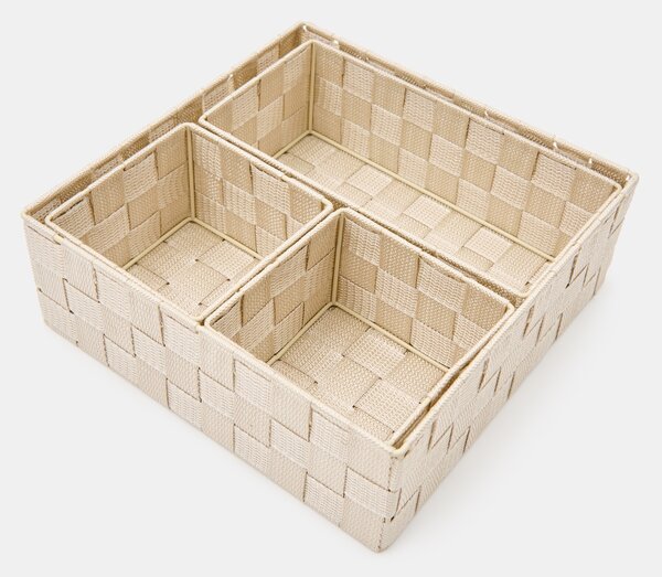 Sinsay - Pletené organizéry 4 pack - béžová