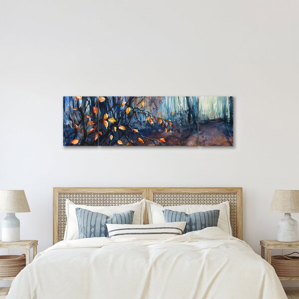 Obraz - Paprsky podzimního slunce (170x50 cm)