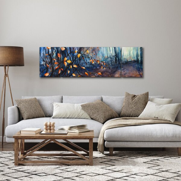 Obraz - Paprsky podzimního slunce (170x50 cm)