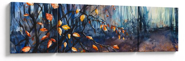 Obraz - Paprsky podzimního slunce (170x50 cm)