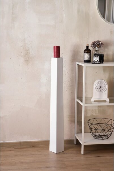 Váza OBELISK, sklolaminát, výška 100 cm, bílá, outlet