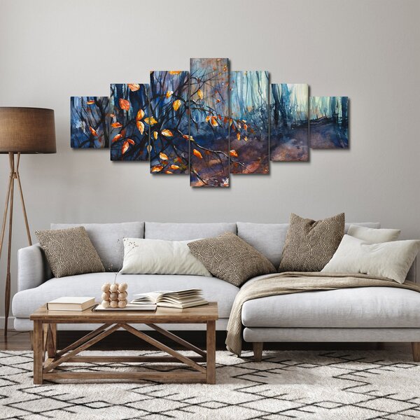 Obraz - Paprsky podzimního slunce (210x100 cm)