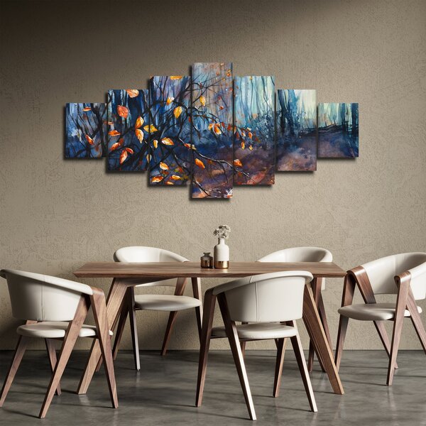 Obraz - Paprsky podzimního slunce (210x100 cm)