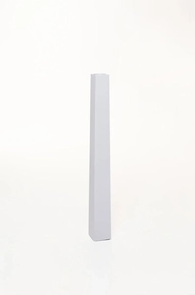 Váza OBELISK, sklolaminát, výška 100 cm, bílá, outlet
